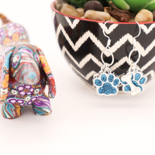 Load image into Gallery viewer, Glitter Paw Earrings