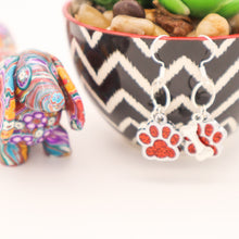 Load image into Gallery viewer, Glitter Paw Earrings
