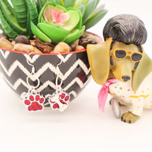 Load image into Gallery viewer, Glitter Paw Earrings