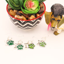 Load image into Gallery viewer, Glitter Paw Earrings