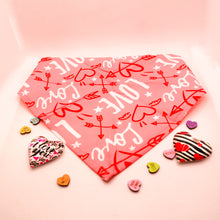 Load image into Gallery viewer, Pet Love Bandanas