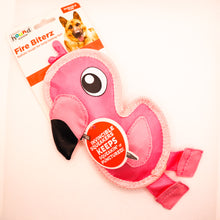 Load image into Gallery viewer, Invincibles No Stuffing Chew Toy - Small Flamingo