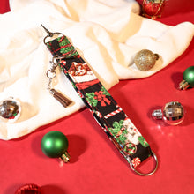 Load image into Gallery viewer, Charmable Wristlet Keychains - A Very Furry Christmas