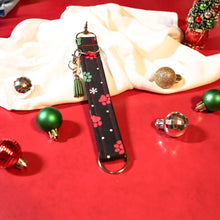 Load image into Gallery viewer, Charmable Wristlet Keychains - A Very Furry Christmas