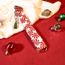 Load image into Gallery viewer, Charmable Wristlet Keychains - A Novel Christmas