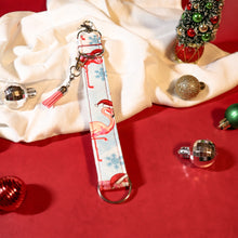 Load image into Gallery viewer, Charmable Wristlet Keychains - A Novel Christmas
