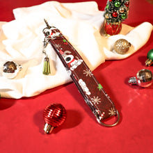 Load image into Gallery viewer, Charmable Wristlet Keychains - A Very Furry Christmas