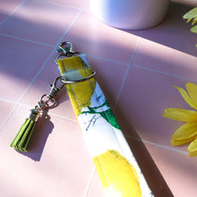 Load image into Gallery viewer, Charmable Wristlet Keychain - Lemon Squeezy