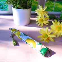 Load image into Gallery viewer, Charmable Wristlet Keychain - Lemon Squeezy