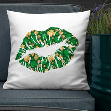 Load image into Gallery viewer, Kiss Me I'm Irish Two-Sided Print Premium Pillow