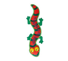 Load image into Gallery viewer, Invincibles No Stuffing Chew Toys - Fire Biterz Lizard