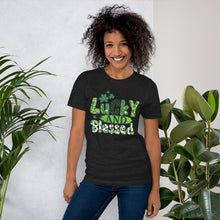 Load image into Gallery viewer, Lucky and Blessed Irish Tee