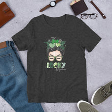 Load image into Gallery viewer, One Lucky Mama St Patricks Day Tee