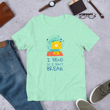 Load image into Gallery viewer, I Bend So I Don't Break Inspirational Tee