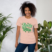 Load image into Gallery viewer, Lucky Vibes St Patricks Day Tee