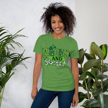 Load image into Gallery viewer, Lucky and Blessed Irish Tee
