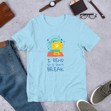 Load image into Gallery viewer, I Bend So I Don't Break Inspirational Tee