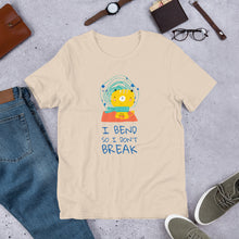 Load image into Gallery viewer, I Bend So I Don't Break Inspirational Tee