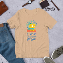 Load image into Gallery viewer, I Bend So I Don't Break Inspirational Tee