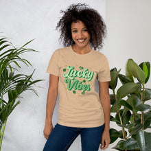 Load image into Gallery viewer, Lucky Vibes St Patricks Day Tee