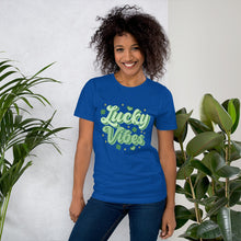 Load image into Gallery viewer, Lucky Vibes St Patricks Day Tee