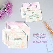 Load image into Gallery viewer, Scripture Card Watercolor Version Bundles