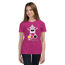Load image into Gallery viewer, On A Roll Robot - Youth Short Sleeve T-Shirt