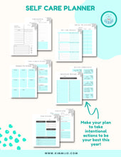 Load image into Gallery viewer, Self Care Planner (Aqua)

