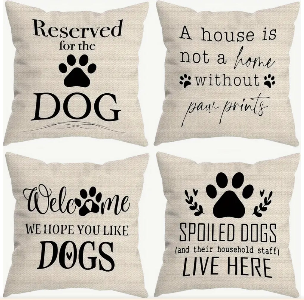 We Love Dogs Pillow Covers
