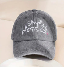 Load image into Gallery viewer, Simply Blessed Baseball Cap
