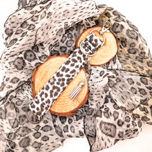 Load image into Gallery viewer, Charmable Wristlet Keychains - Animal Print Collection
