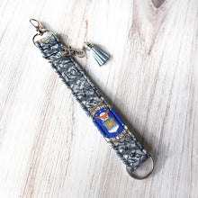 Load image into Gallery viewer, Charmable Wristlet Keychain - Honor Your Military Veteran (Special Edition)
