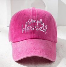 Load image into Gallery viewer, Simply Blessed Baseball Cap
