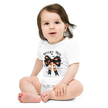 Load image into Gallery viewer, Spooky Mini Baby short sleeve one piece
