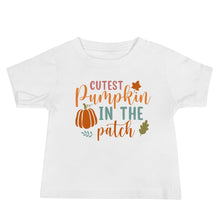 Load image into Gallery viewer, Cutest Pumpkin in the Patch Baby Jersey Short Sleeve Tee
