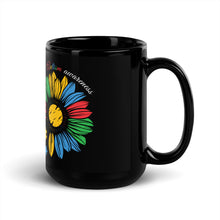 Load image into Gallery viewer, Choose Kindness Autism Awareness Black Glossy Mug
