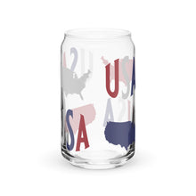 Load image into Gallery viewer, USA Maps Can-shaped glass
