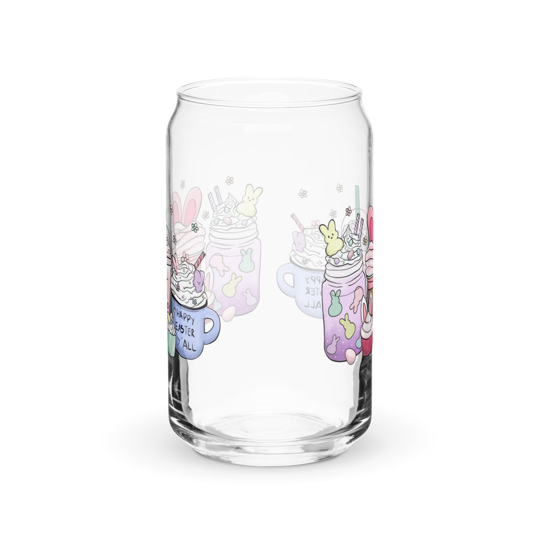 Happy Easter Ya’ll Coffee Can-shaped glass