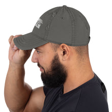 Load image into Gallery viewer, Navy Veteran Distressed Dad Hat
