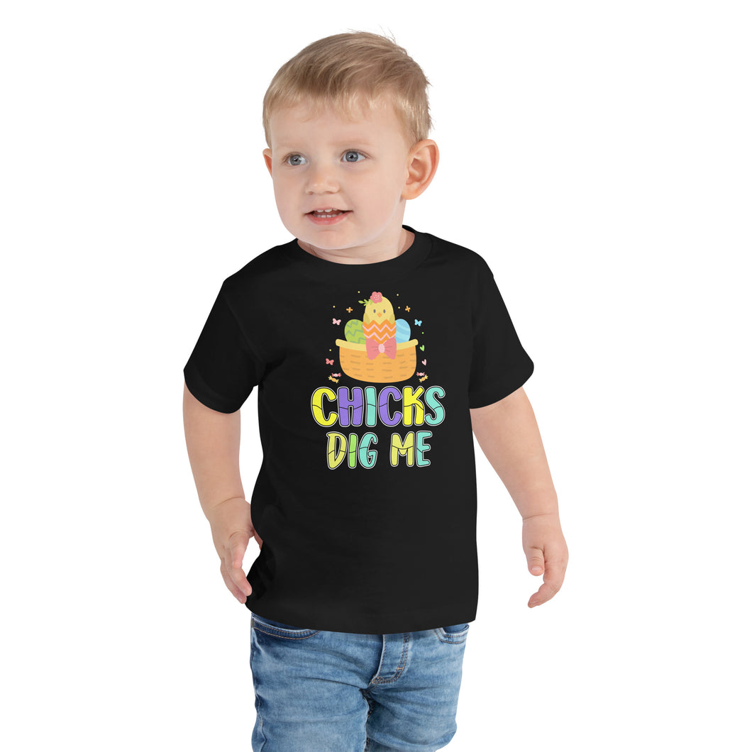 Chicks Dig Me Toddler Short Sleeve Tee