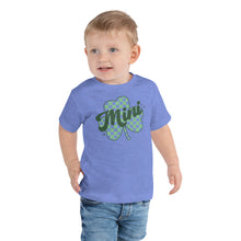 Load image into Gallery viewer, Mini Checkered Shamrock Toddler Short Sleeve Tee
