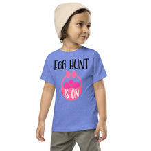 Load image into Gallery viewer, Egg Hunt Is On Toddler Short Sleeve Tee
