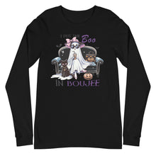 Load image into Gallery viewer, I Put The Boo In Boujee Unisex Long Sleeve Tee
