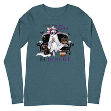 Load image into Gallery viewer, I Put The Boo In Boujee Unisex Long Sleeve Tee
