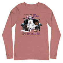 Load image into Gallery viewer, I Put The Boo In Boujee Unisex Long Sleeve Tee
