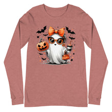 Load image into Gallery viewer, Ghostly Coquette Unisex Long Sleeve Tee
