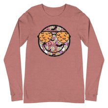 Load image into Gallery viewer, Halloween Retro Smiley Unisex Long Sleeve Tee
