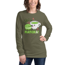 Load image into Gallery viewer, We&#39;re A Perfect Matcha Unisex Long Sleeve Tee
