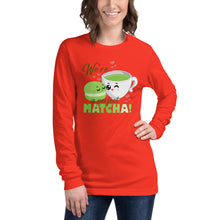 Load image into Gallery viewer, We&#39;re A Perfect Matcha Unisex Long Sleeve Tee
