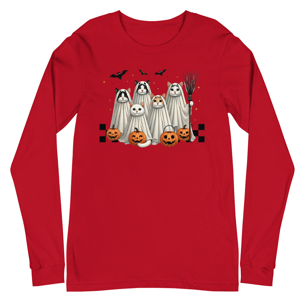 Ghost Cats Unisex Long Sleeve Tee